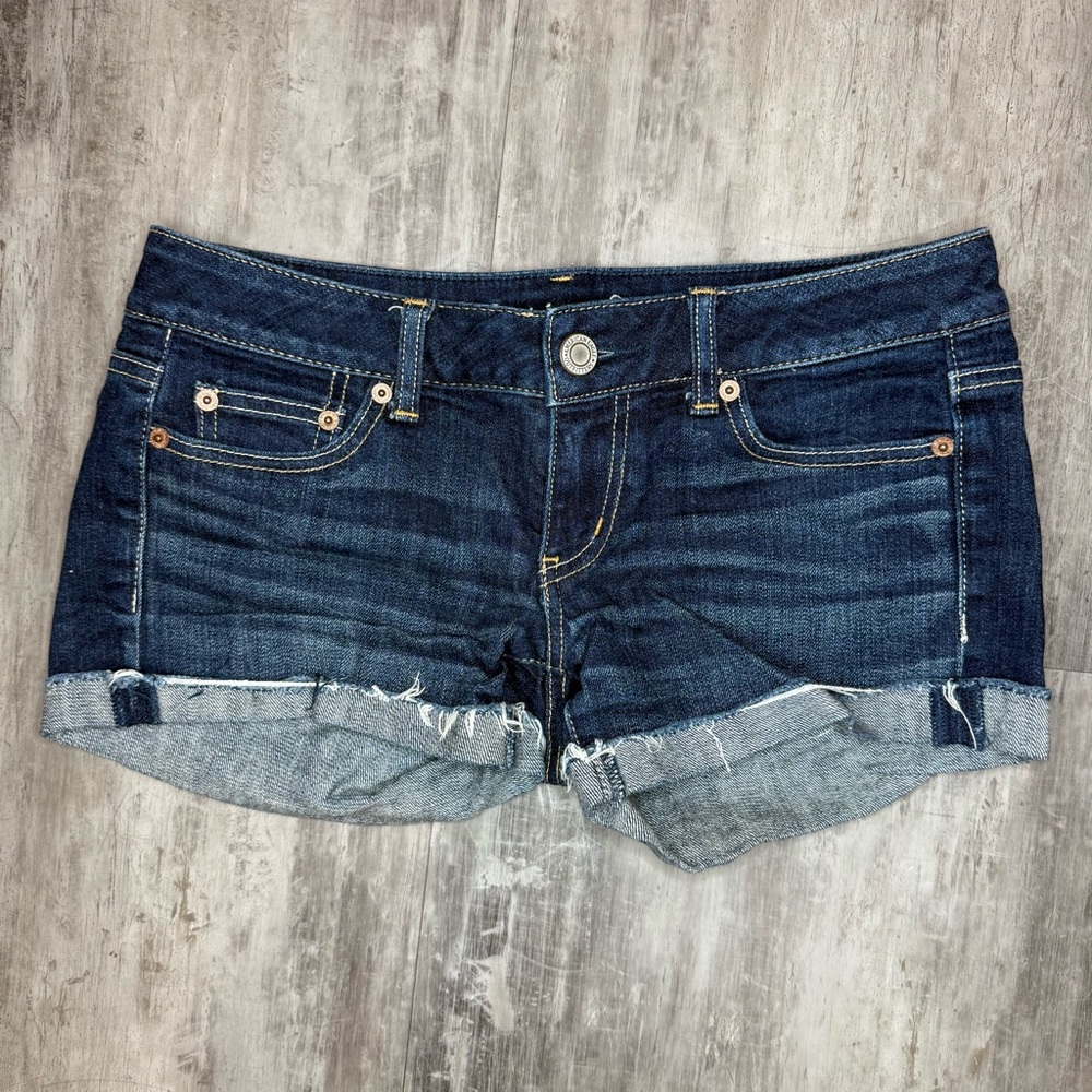 American Eagle Outfitters Dark Blue Jean Shorts